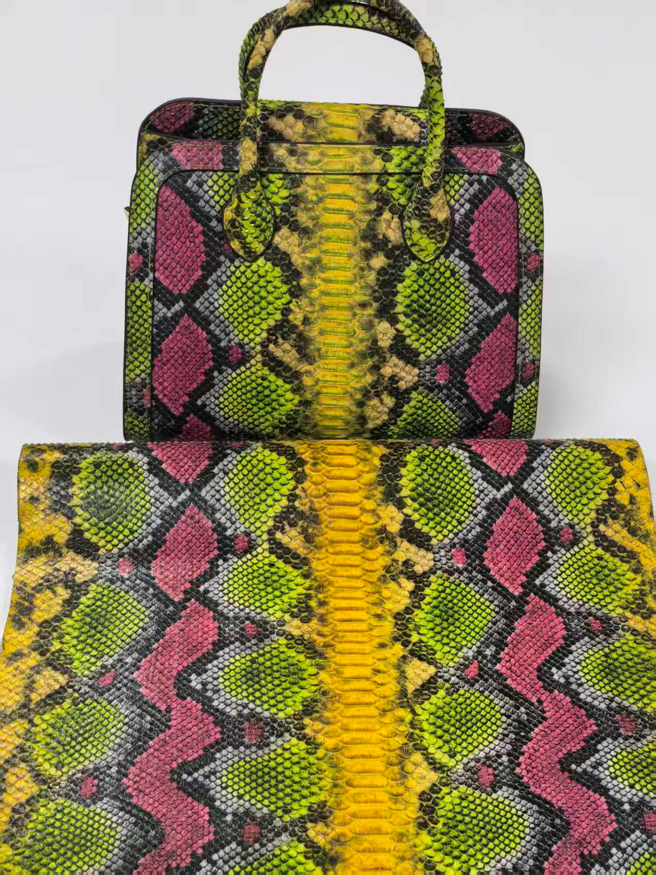 3D Snake Leather & 3D Printed Snake Leather/3D Metallic Snake Leather