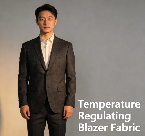Bio-Based Temperature Regulating Blazer Fabric | 7A Antibacterial | 100% Bio-Based
